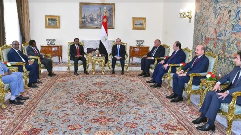 السيسى : موقفنا ثابت وندعم وحدة الصومال واستقراره الداخلي