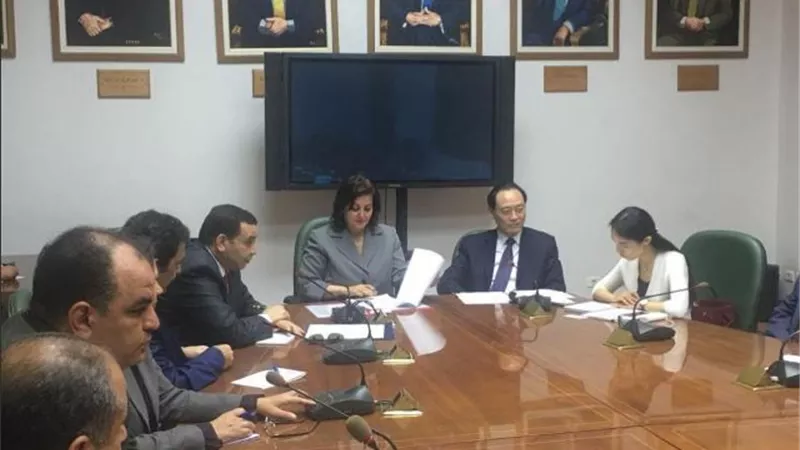 محرز تلتقى نائب وزير الزراعة الصيني لبحث التعاون المشترك