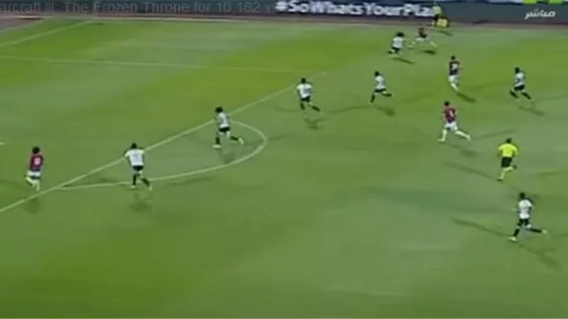 على جبر يباغت الزمالك بالهدف الاول لبيراميدز فى الشوط الأول