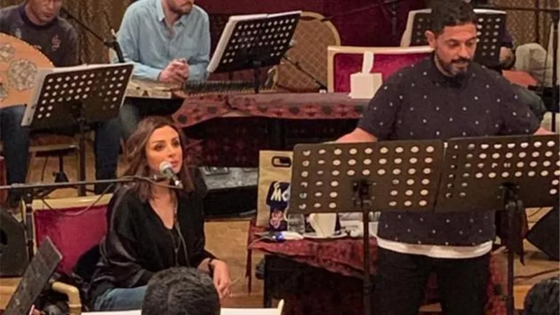 بالصور.. كواليس بروفات حفل أنغام لأعياد الربيع