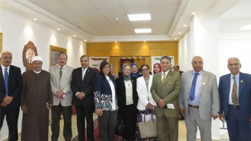 وفد رأس الخيمة يزور جامعة الأزهر لبحث آفاق التعاون فى مجالات الطب المختلفة