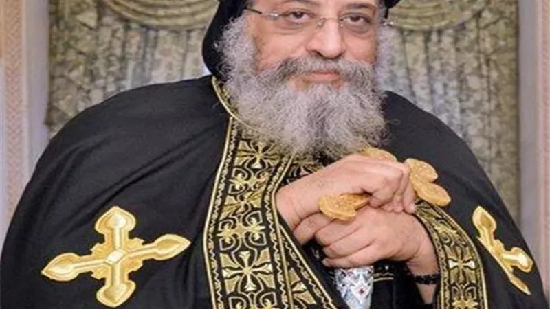 البابا تواضروس الثاني يترأس صلوات خميس العهد بدير الشهيد مارمينا