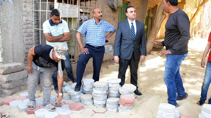 نائب محافظ الأقصر فى جولة بعدد من المشروعات التنموية بالمدينة