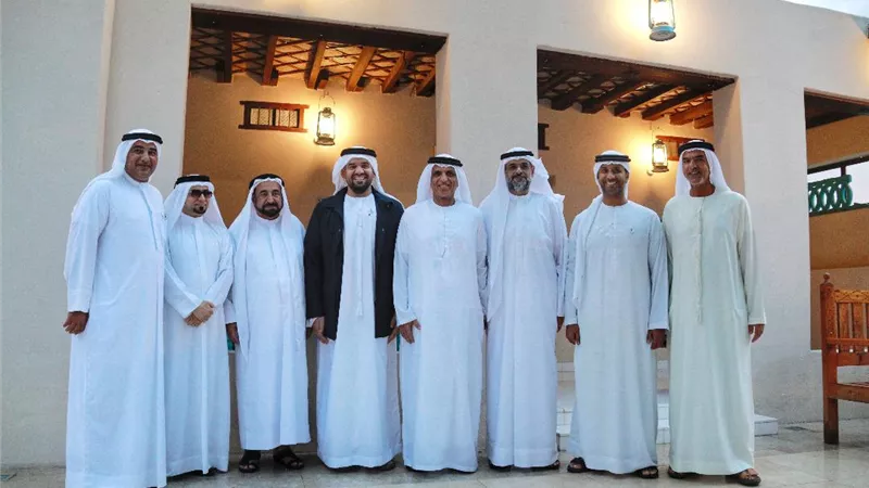الجسمي: زيارة حاكم الشارقة وحاكم رأس الخيمة وولي العهد ونائب حاكم الشارقة لبيت أجدادي تشريفاً لنا
