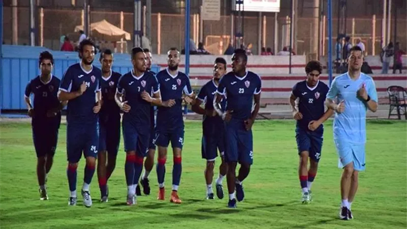 7 لاعبين فقط في مران الزمالك