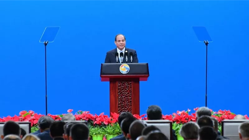 السيسي..إعلان الشراكة الاستراتيجية الشاملة بين مصر والصين دليل على حجم الصداقة القوية بين البلدين
