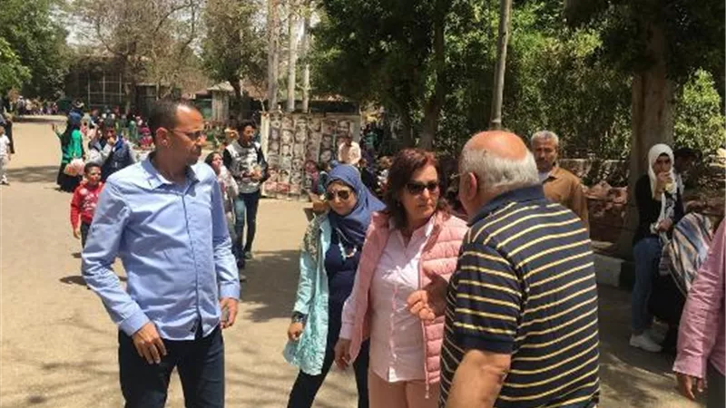 محرز من حديقة الحيوان جاهزون لاستقبال المواطنين فى شم النسيم ..صور