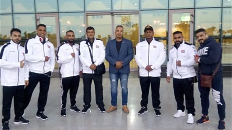 وصول المنتخب العمانى للمشاركة فى البطولة العربية 21 لكمال الاجسام