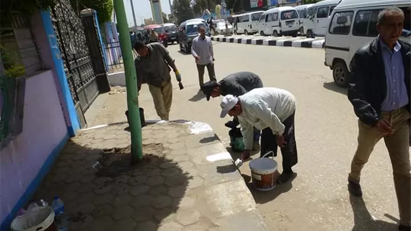 أشمون تتزين لأعياد الربيع