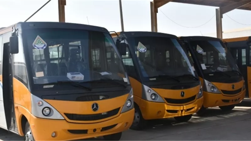 رئيس الجهاز: تشغيل 4 أتوبيسات للنقل الداخلى بمدينة بنى سويف الجديدة