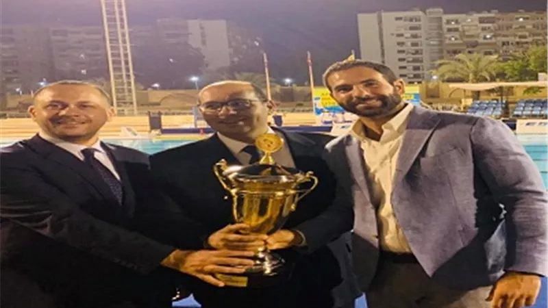 إدريس : حضور صبحى ومصطفى وحطب النهائى من أسباب الفوز بكأس إفريقيا لكرة الماء