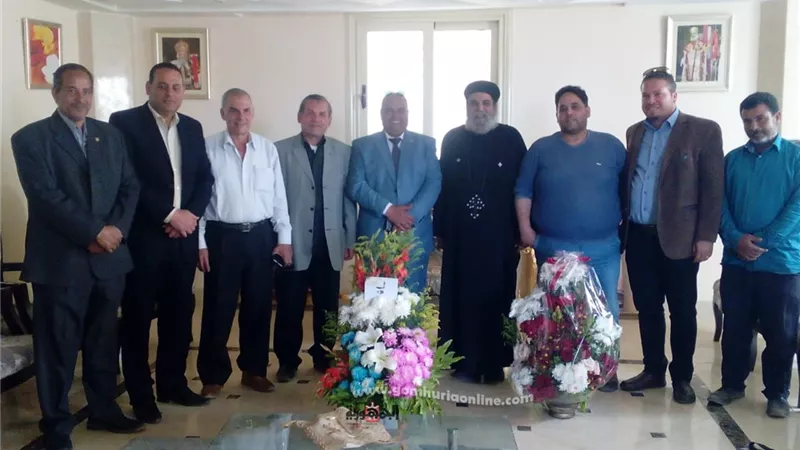 نادى الصفوة بالعاشر يشارك الاخوة الاقباط فرحة عيد القيامة