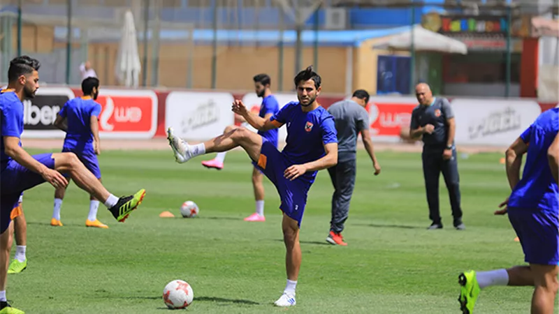 تدريب بدني للاعبي الأهلي عقب انتهاء المران الصباحي