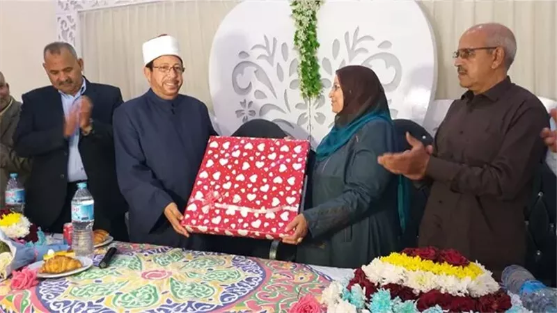النجار يكرم المحالين للمعاش بالأزهر بالباجور
