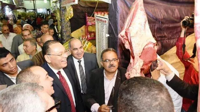 محافظ الشرقية يخفض سعر كيلو اللحوم لـ95جنيها بمعرض أهلا رمضان