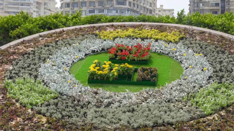افتتاح ساعه الزهور بعد اعادة تطويرها