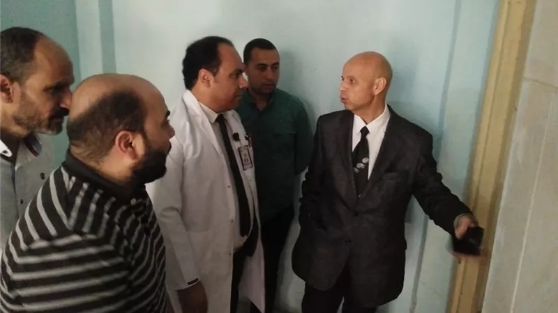 مسعود يتابع نقل مركز علاج الفيروسات الكبدية بمستشفي ههيا للمكان الجديد للعمل