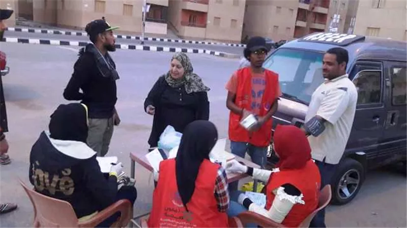 استمرار حملة 100 مليون صحة بعد الافطار فى شهر رمضان بالجيزة