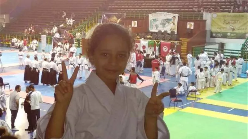 جومانه لاعبة جرين هيلز تفوز بالمركز الـ2 فى البطولة الإفريقية للكاراتيه بالصور
