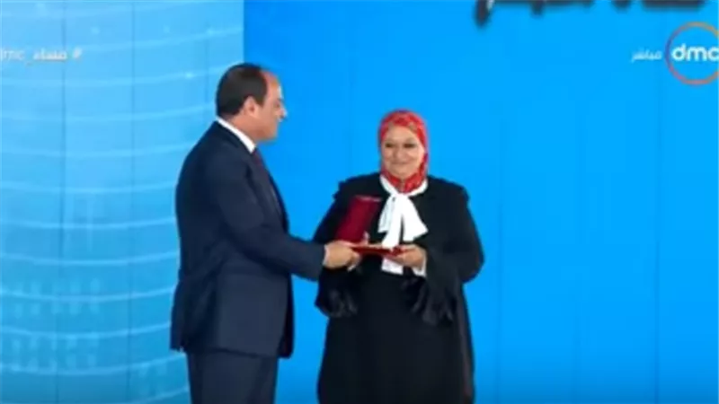 فهيمة محمد بعد تكريم الرئيس السيسي لها: 
