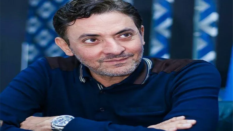 فتحى عبد الوهاب يواصل تصوير مشاهده فى 