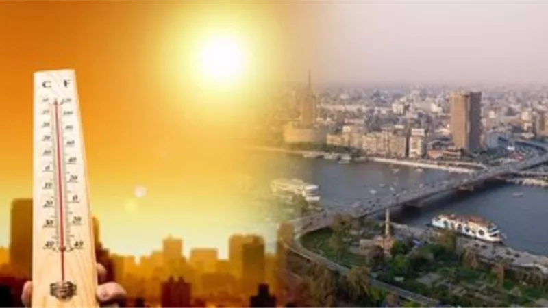 ارتفاع درجات الحرارة اليوم والقاهرة 38