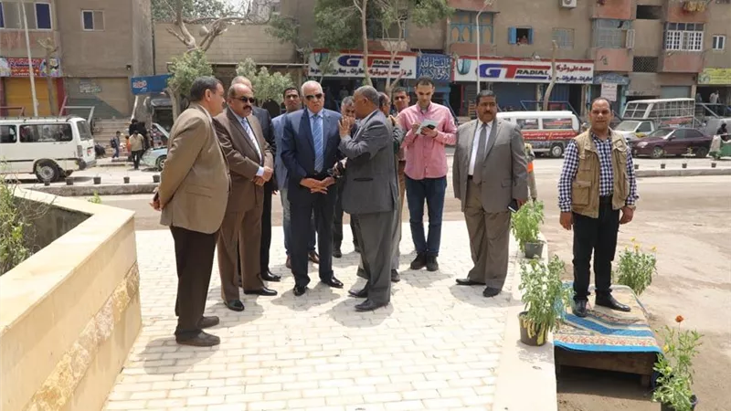 رصف وتطوير 114 حارة وشارع بامبابة بالجيزة