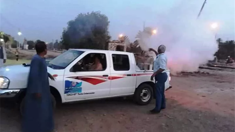 محافظ أسوان يتابع جهود مكافحة الحشرات وخطة زمنية لرش المناطق النائية والقرى والمدن