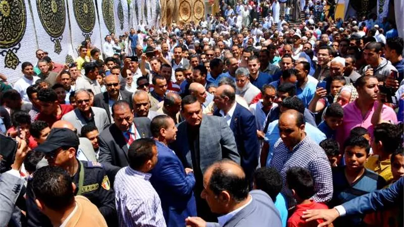 محافظ البحيرة يفتتح مسجد الدراوية بابو حمص بتكلفة 3 مليون جنيه بالصور