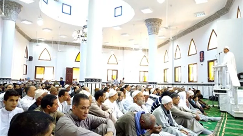 وزير الاوقاف يهنئ اهالي اتريس بافتتاح مسجد البركيات