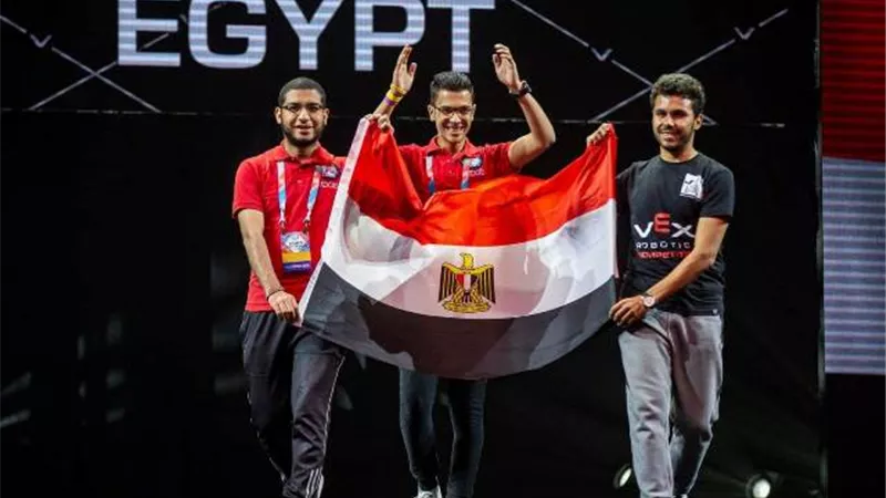 مصر تحصد جائزة الإلهام فى مسابقة فيكس ربوت العالمية بأمريكا.. صور