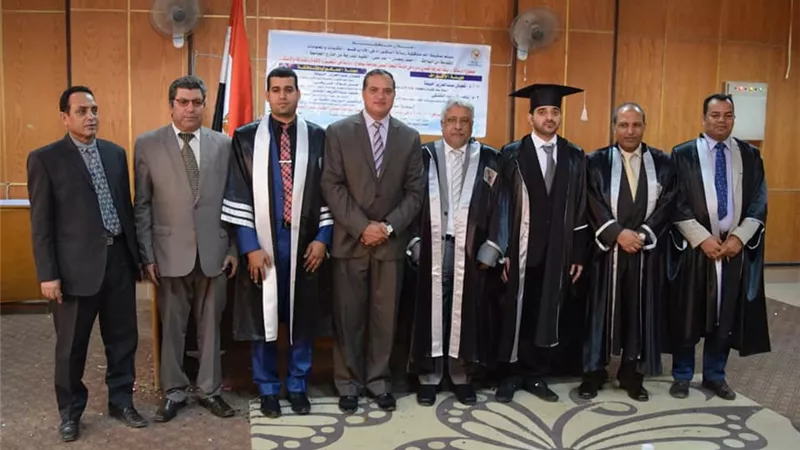 باحثين سعوديين وكويتين يحصلان على الدكتوراه فى المكتبات باداب سوهاج