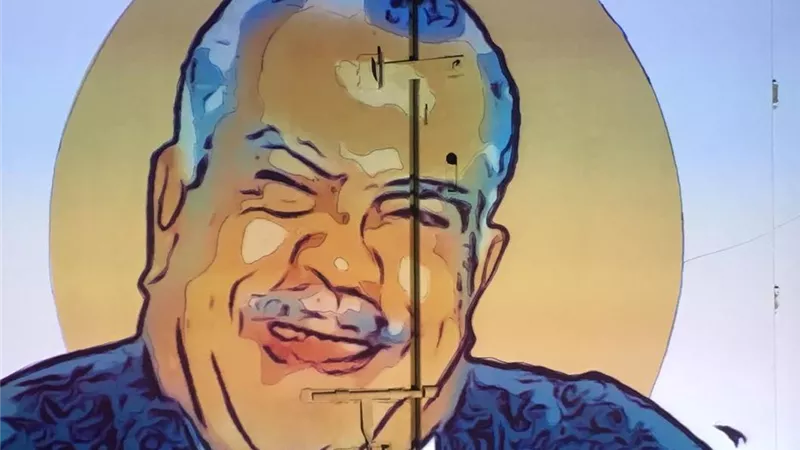 تجميل أكشاك الكهرباء بصور حسب الله الكفراوى بمدينة 6 أكتوبر