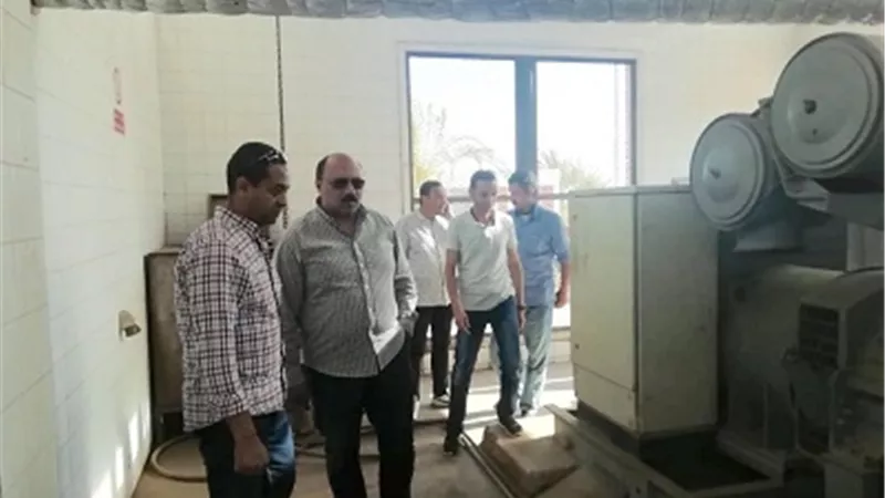 عبد الحميد عصمت يطمئن علي محطات المياة بالاسماعيلية