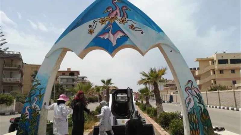 طلاب جامعة كفر الشيخ يحاكون التراث في مصيف بلطيم