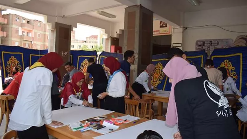 نوعية أشمون تنظم اليوم الكشفي للجوالة
