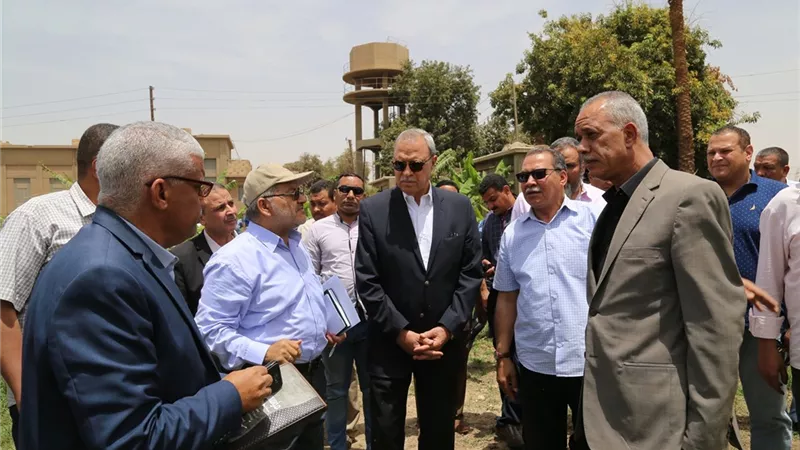 الانتهاء من تحديد مسار خط كهرباء محطة مياه فرشوط