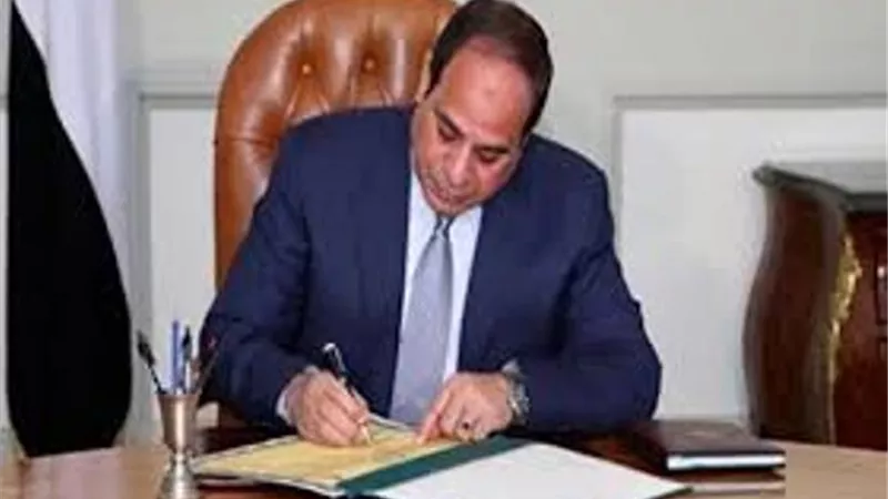 السيسي يصدق على قانون للبحث عن البترول فى منطقتين بخليج السويس