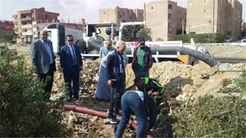 مياه القناة تعلن السيطرة على أعطال فايد