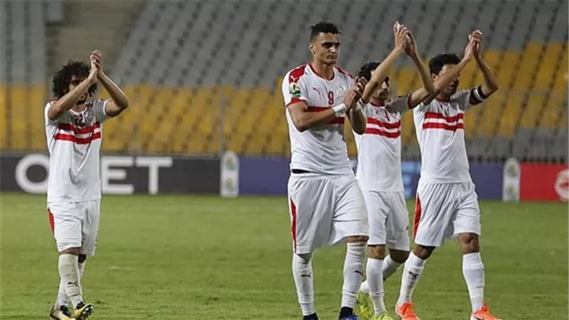 الزمالك متقدمًا على دجلة بهدف فى الشوط الأول