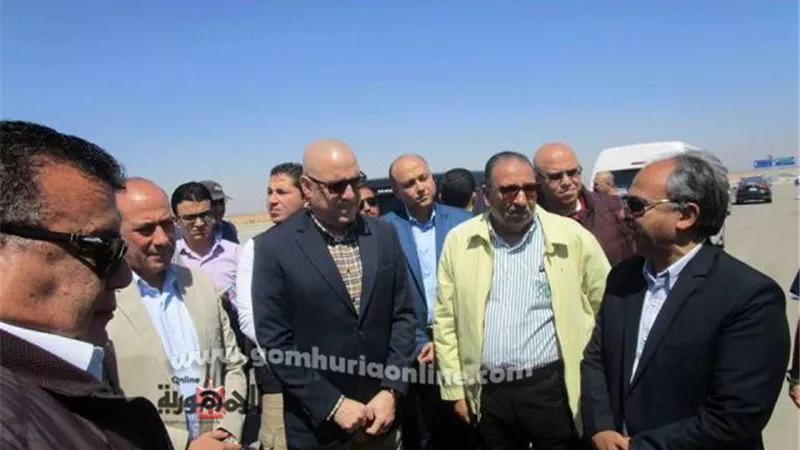 وزير الإسكان يتفقد محور ٣٠ يونيو ببورسعيد..صور