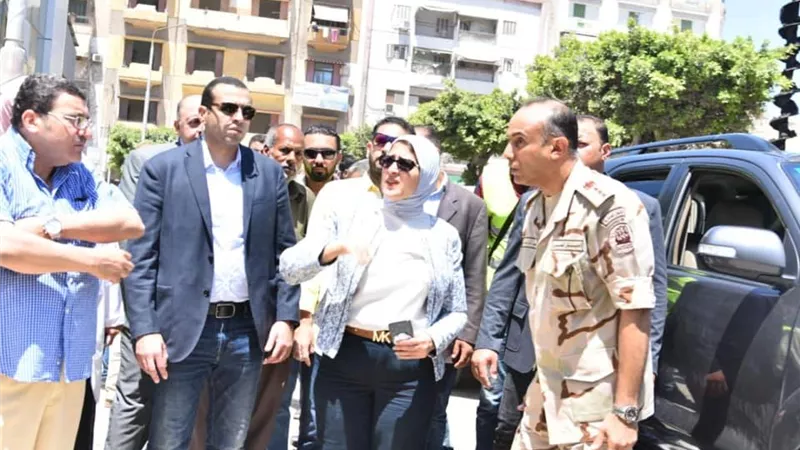 وزيرة الصحة : معدل الإنجاز بمستشفى الزهور تخطى 85%