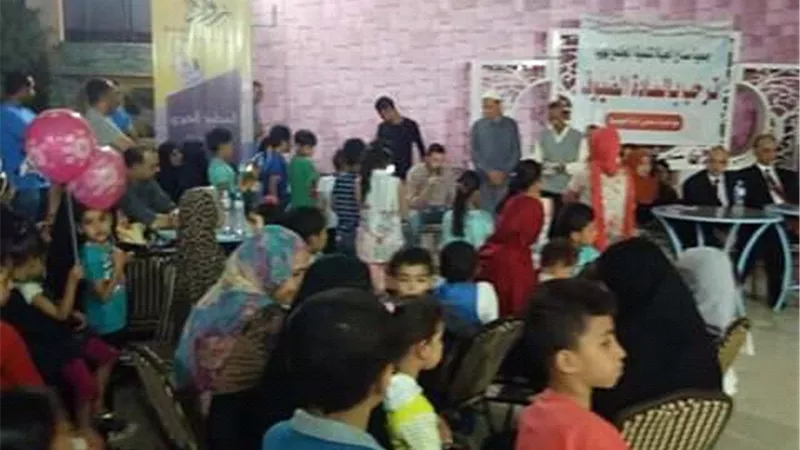 صناع الحياة بههيا ومؤسسة زواد تنظمان حفل إفطار مع اﻻيتام وأسرهم
