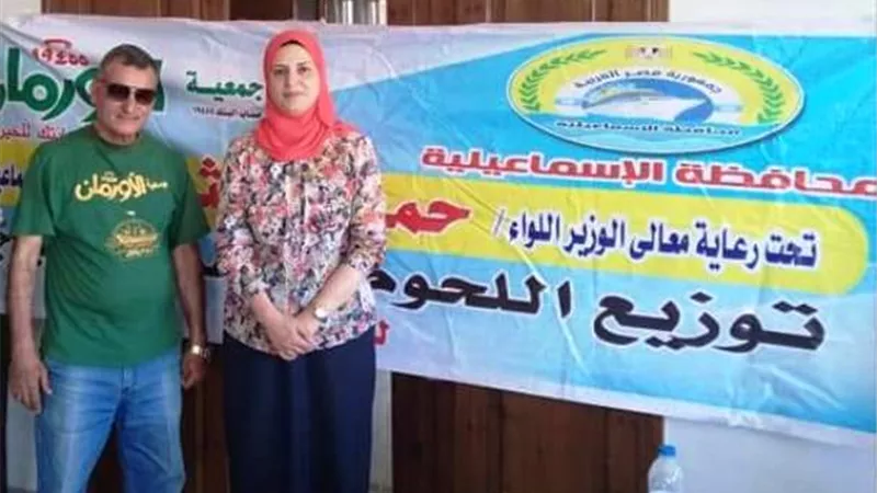 انتهاء أورمان الشرقية من توزيع اللحوم على أهالى بالاسماعيلية