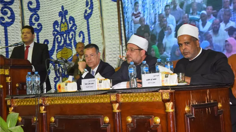 وزير الاوقاف فى الملتقى الفكرى ببنى سويف : الدفاع عن الوطن من مقاصد الاديان والقوات المسلحة دحرت المتطرفين