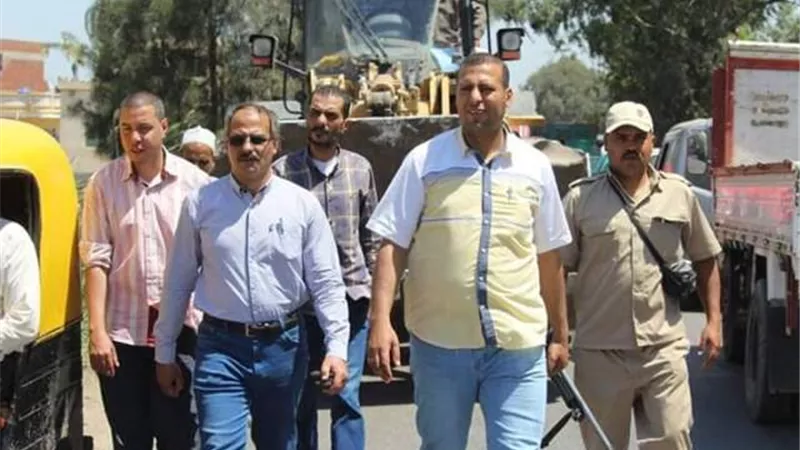 إزالة ١٧ حالة تعدي بكفر الشيخ