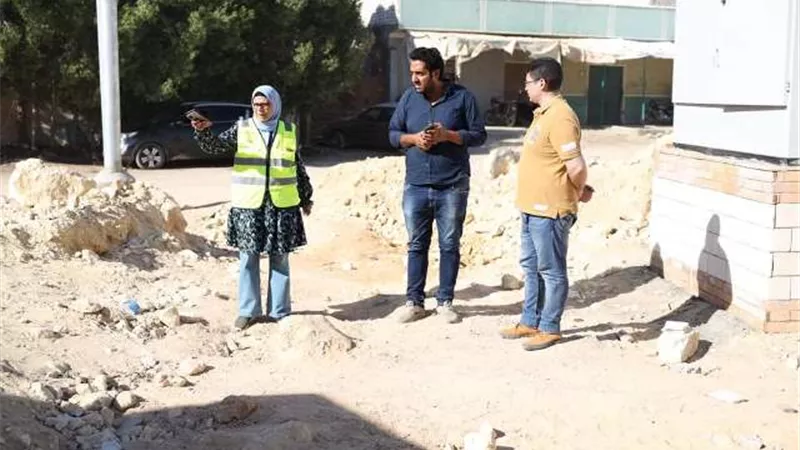 جولة تفقدية لرئيس مياه بنى سويف لمتابعة مشروعات الميمون وأدريجه بالواسطى