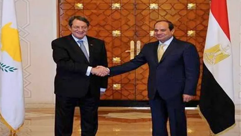 الرئيس السيسي ونظيره القبرصي يؤكدان اتساق المصالح والمواقف المشتركة بين البلدين بمنطقة شرق المتوسط