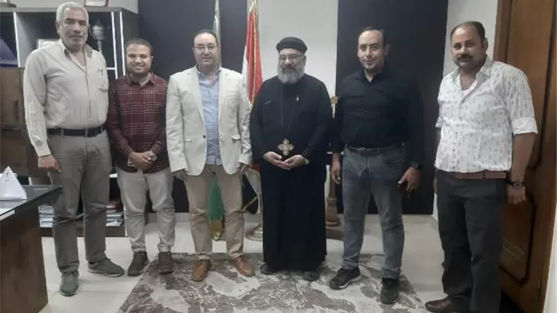 رعاة الكنيسة فى الشروق يقدمون التهنئة لقيادات الجهاز بمناسبة عيد الأضحى.. بالصور