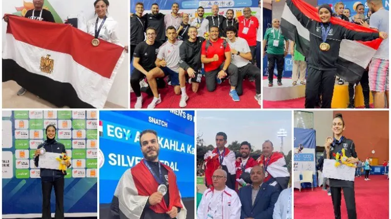 البعثة المصرية تحتل المركز السادس فى دورة ألعاب البحر المتوسط 